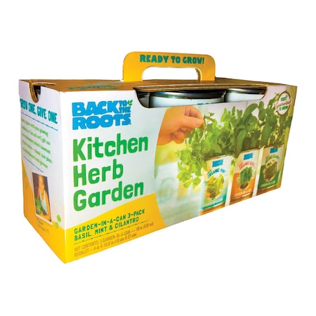 Back To The Roots Back to the Roots Kitchen Herb Garden Assorted Herbs Grow Kit 3 pk 22286